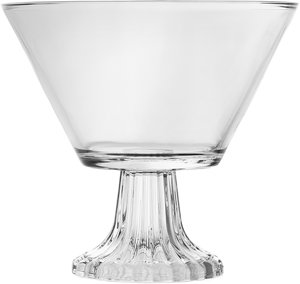 وعاء تقديم زجاج رويال ديزاين، 16x16x15 سم، قاعدة - شفاف product image 2