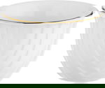 طقم فناجين قهوة عربية بورسلان السيف غاليري، نقش مموج، 12 قطعة - أبيض product image 2