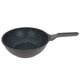 Robust Granite Frying Pan, 30 cm, deep, with glass lid - brown product image 4