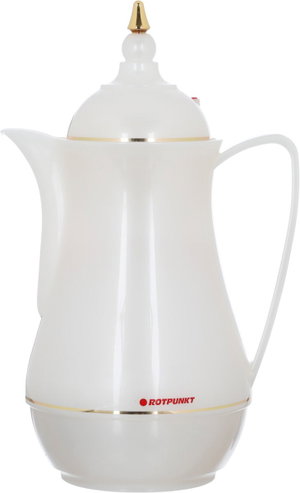 Rotpont thermos, 0.5 liters, glass inner container, plastic outer shell - white product image 2