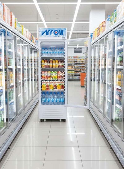 ثلاجة عرض ارو، 338 لتر، 11.9 قدم، 1 باب، RO-350SCK - ابيض product image 7