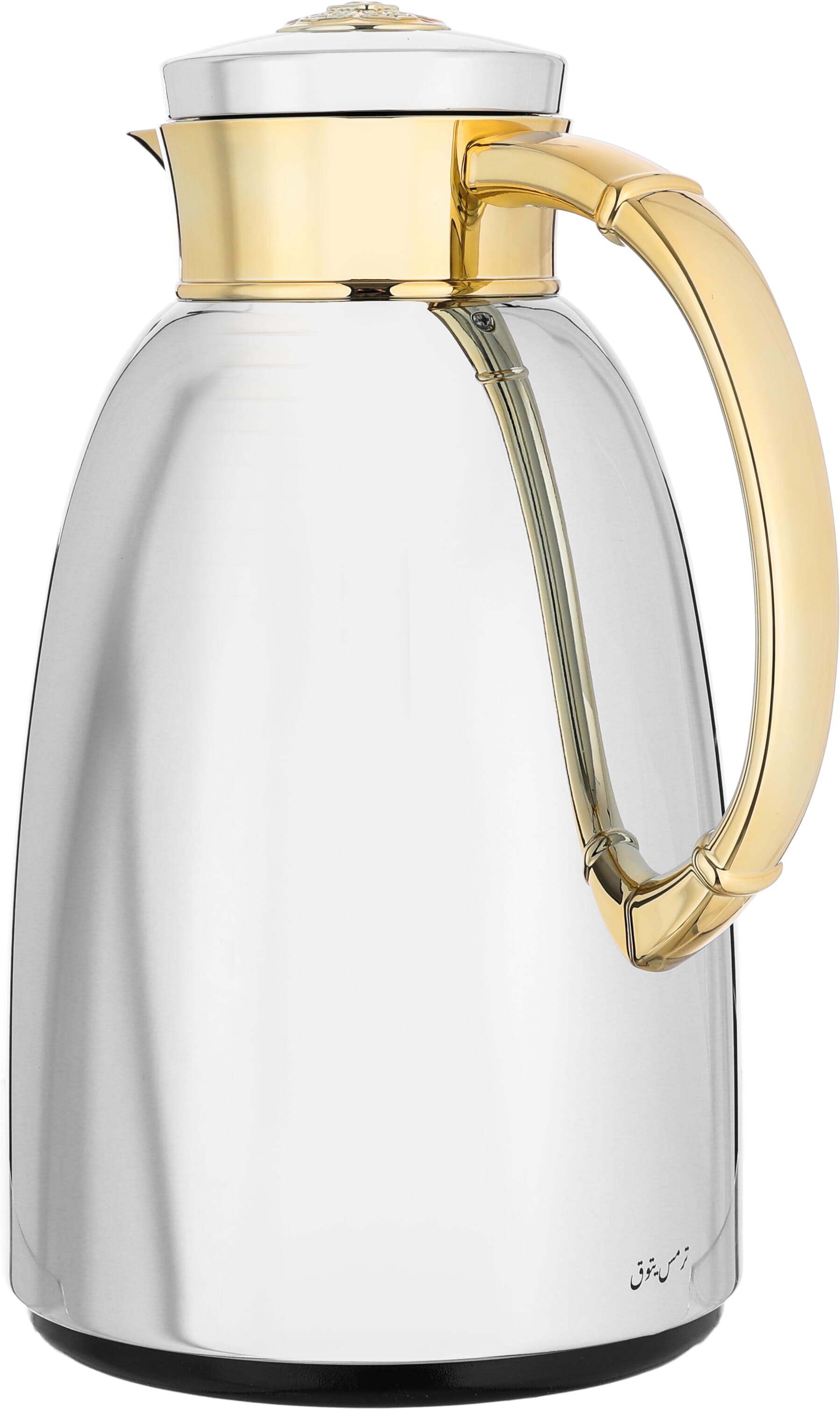 Al Saif Gallery Yatooq thermos, 1.3 liters, glass inner container, plastic outer shell - silver product image 3