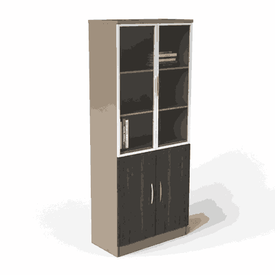دولاب ملفات خشب، 200×80×40 سم - بيج بني product image 2