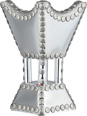 مبخرة باكستاني ستانلس استيل، 12x12x24 سم، قاعدة - فضي product image 2