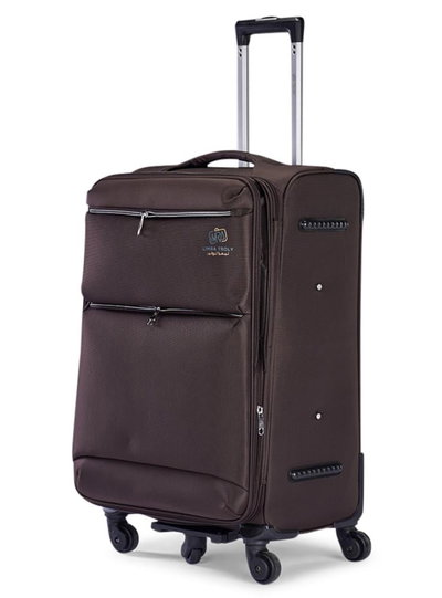 طقم شنط سفر قماش ليمرا، 3 مقاسات، 4 عجلات، حركة بزاوية 360 درجة، LMA-1003-4 - بني product image 4