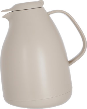 Elegance Penguin Thermos, 1 liter, compressor, thermal glass inner container, plastic outer shell - light brown product image 2