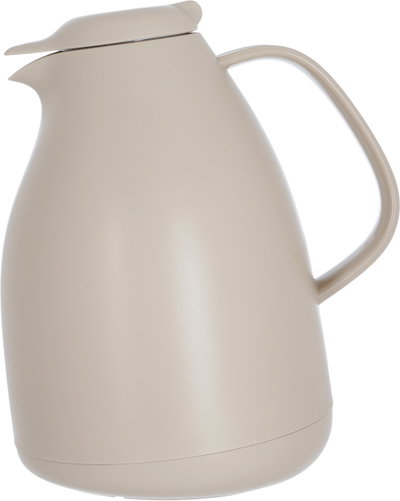 Elegance Penguin Thermos, 1 liter, compressor, thermal glass inner container, plastic outer shell - light brown product image 2