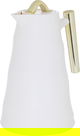 Bamboo Glory thermos, 1 liter, glass inner container, plastic outer shell - white product image 2
