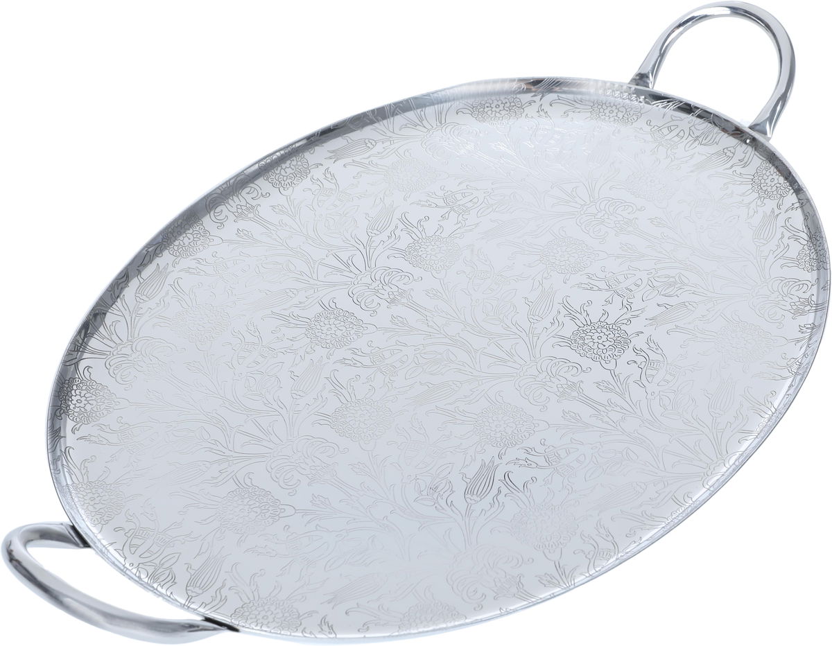 Tofaria Al Saif Gallery Steel Presentation, 30x49 cm, Oval - Silver product image 2