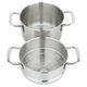 قدر بخار السيف غاليري، 12سم، دائري مدمج - فضي product image 2