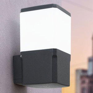 Foamalli Resin Plastic Wall Lantern, 15.5 x 25 cm, E27 Bulb Base - Black product image 2