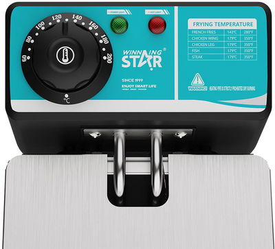 قلاية زيت كهربائية ويننج ستار، 4 لتر، 2000 واط، ST-9203 - ابيض product image 7