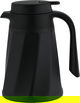 Al Saif Plus Tawfiq Thermos, 1 Liter, Glass Interior, Push-Button Lid - Black product image 1