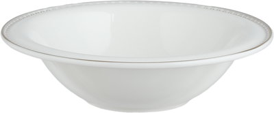 طقم تقديم سفرة بورسلان السيف غاليري، 166 قطعة - أبيض ذهبي product image 13