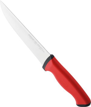 طقم سكاكين استيل بلاستيك بيرجي، 5 قطع - فضي احمر product image 4
