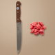 سكين استيل السيف غاليري، 8 بوصة - خشبي product image 1