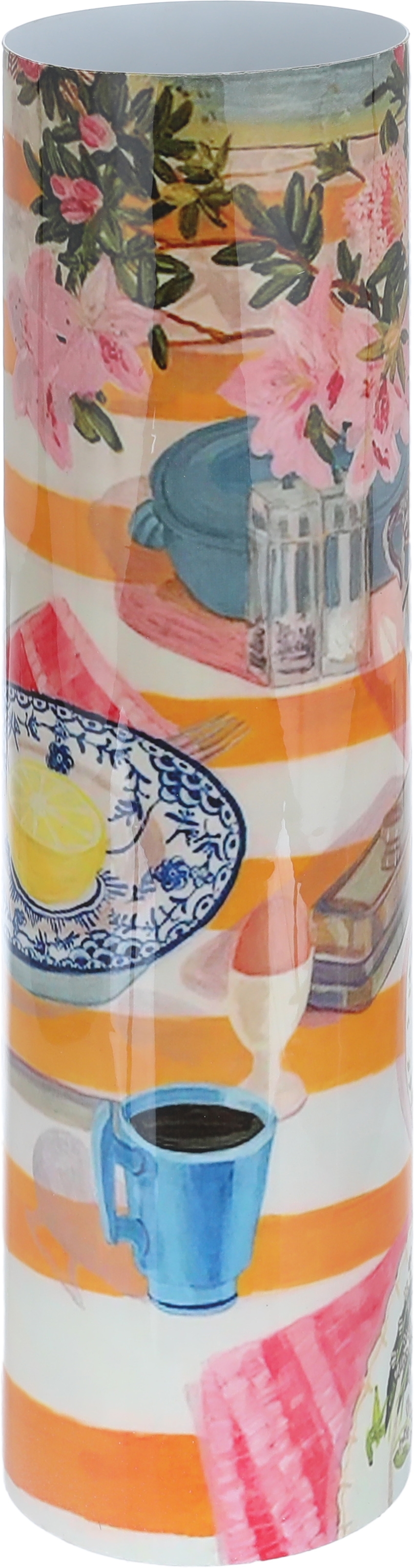 Al Saif Gallery Steel Vase, 10.5 x 10.5 x 41.5 cm - Multicolor product image