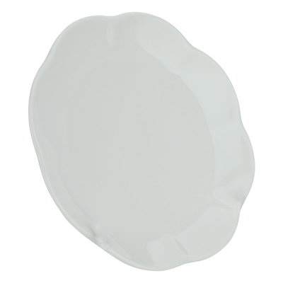 Al Saif Gallery porcelain flat plate, 21 cm, round, - white product image 2