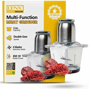 فرامة لحم دينكس ، 850 واط، 3 لتر ،DX3230 - فضي شفاف product image 2