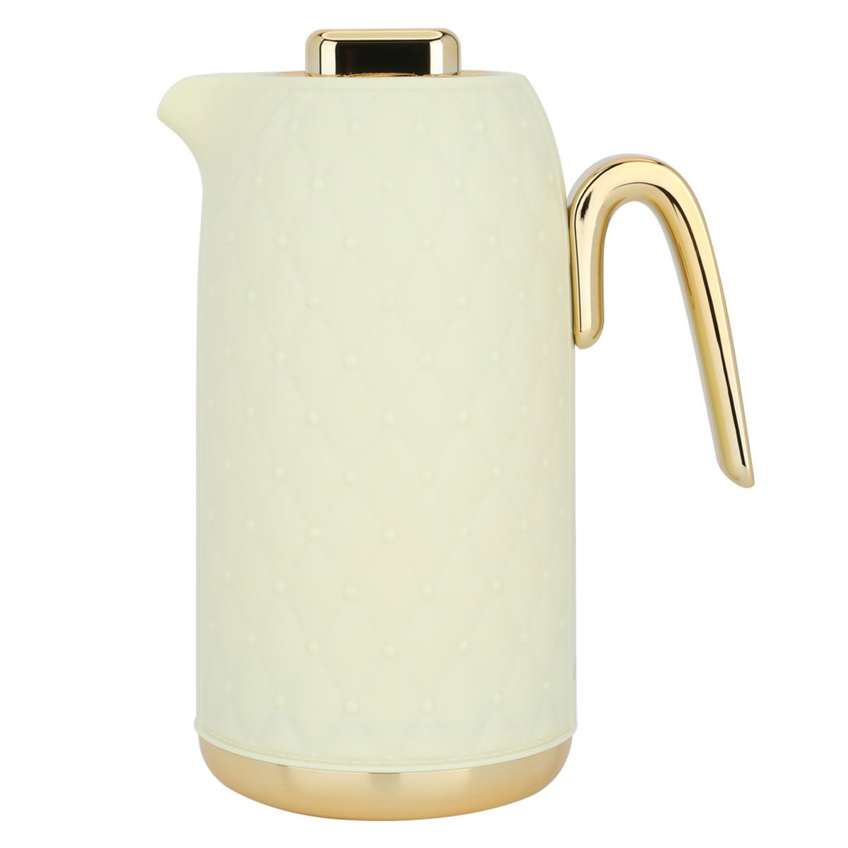 ترمس رتان تايملس، 1 لتر، حافظة داخلية زجاج حراري، هيكل خارجي بلاستيك - بيج product image 1