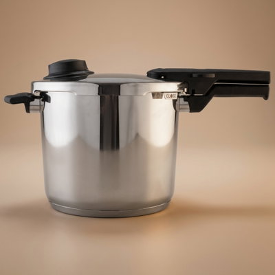 FISSLER Stainless Steel Pressure Cooker, 6 Liters - Silver product image 1