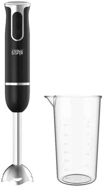 خلاط يدوي ويننج ستار، 400 واط، سرعتان، 2×1، ST-5553 - اسود product image 8