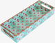 Saif Gallery wooden serving topper, 13 x 5 x 2 cm, rectangular, engraved - light green product image 3