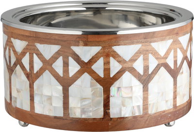 سخان طعام هندي ستانلس استيل السيف غاليري، 3 لتر، قاعدة منقوش - متعدد الألوان product image 2