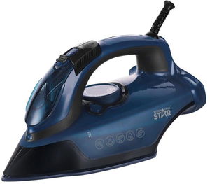 Winning Star ST-5017 Ceramic Steam Iron, 350ml, 3100W, Self-Cleaning - Black/Blue product image