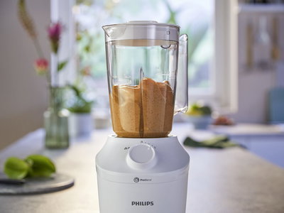 خلاط كهربائي فليبس سيريس 3000، 600 واط، 2 لتر، نظام بروبليند، HR2191/30 - ابيض product image 9