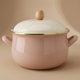 Al Saif Gallery steel pot, 20 cm, with lid - pink product image 1
