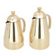 Al Saif Gallery Ruwayda thermos set, 1 liter, thermal glass inner container, steel outer shell - gold product image 2
