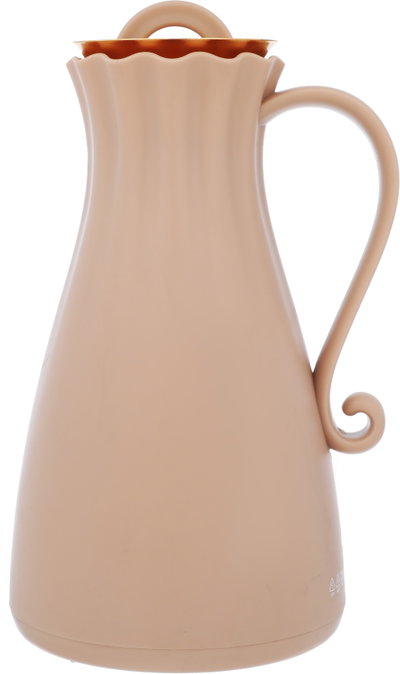 ترمس إليجانس، 1 لتر، حافظة داخلية زجاج حراري - بيج product image 1