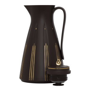 Glory Caddy Thermos, 1 liter, thermal glass inner container, plastic outer shell - dark brown product image 2