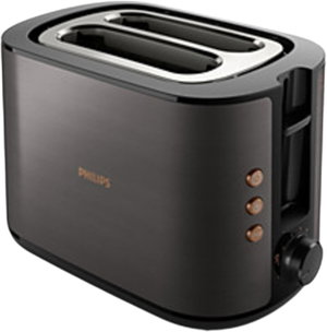 حماصة خبز فليبس سيريس 5000، 950 واط، شريحتين، 8 اعدادت، HD2650/31 - اسود product image