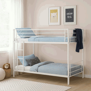 سرير مزدوج حديد، 153×100×190 سم - أبيض product image