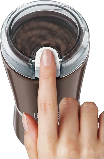 Black & Decker CBM4-B5 Coffee Grinder, 150W, 60g Capacity, Single Speed - Copper product image 3