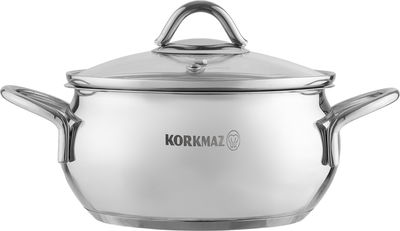 قدر ستاينلس استيل كوركماز تومبك، 6 قطع - فضي product image 2