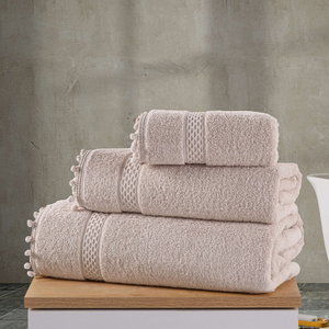 منشفة قطن،1 قطعة، 170 × 90 سم - بيج فاتح product image