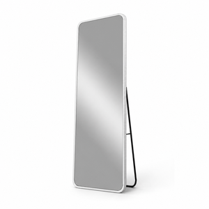 مراية ستاند زجاج، 170×50 سم، ستاند معدن - فضي product image 2