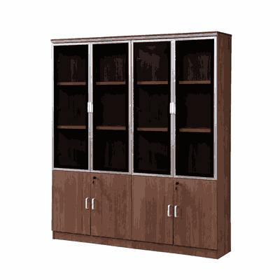 دولاب ملفات خشب، 190×160×32 سم - بني product image 2