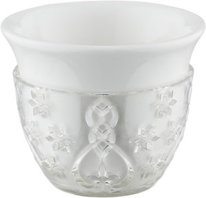 Al Saif Plus Porcelain Noura Coffee Cup Set, 12 Pieces - White product image 2