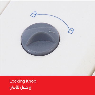 مكواة كبس بخار إلكترو جنرال، 40 بوصة، 2200 واط، خزان 1000 مل، 5 اعدادات للأقمشة، NI-SP40XXL - ابيض product image 9