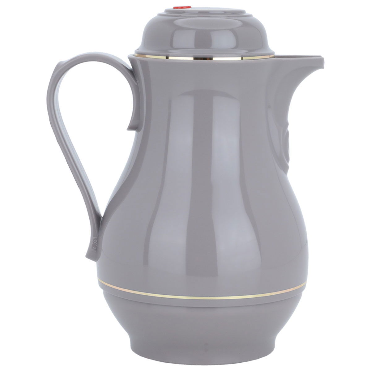 Rotpont Thermos, 500 ml, plastic outer shell, glass inner shell, plastic outer shell - gray product image