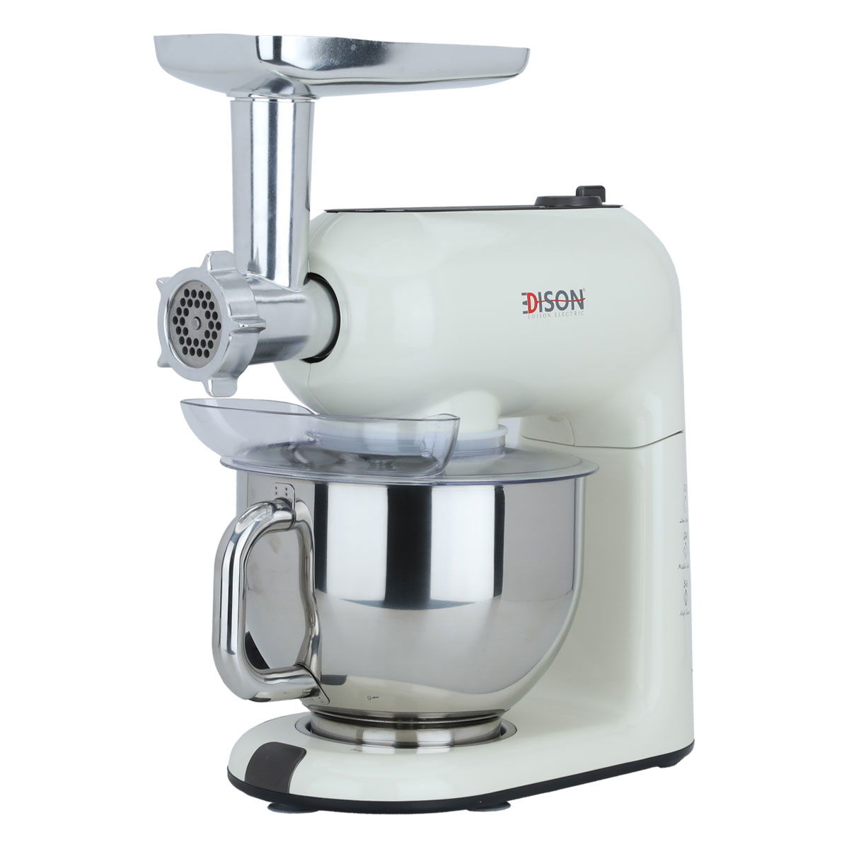 Edison 1X2 Kneading Machines, 6 Liters, 1500 Watt - Beige product image