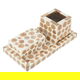 طقم مبخرة خشب السيف غاليري، 3 قطع - بيج ابيض product image 1