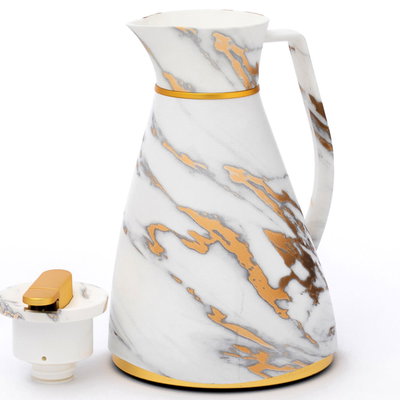 Glory Chiffon Pro Thermos, 1 liter, glass inner container, plastic outer shell - white product image 2