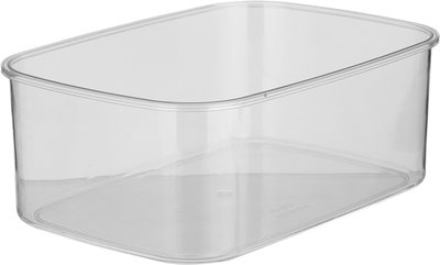 Al Saif Gallery Plastic Lid Box Set, 3 Pieces - Clear White product image 4