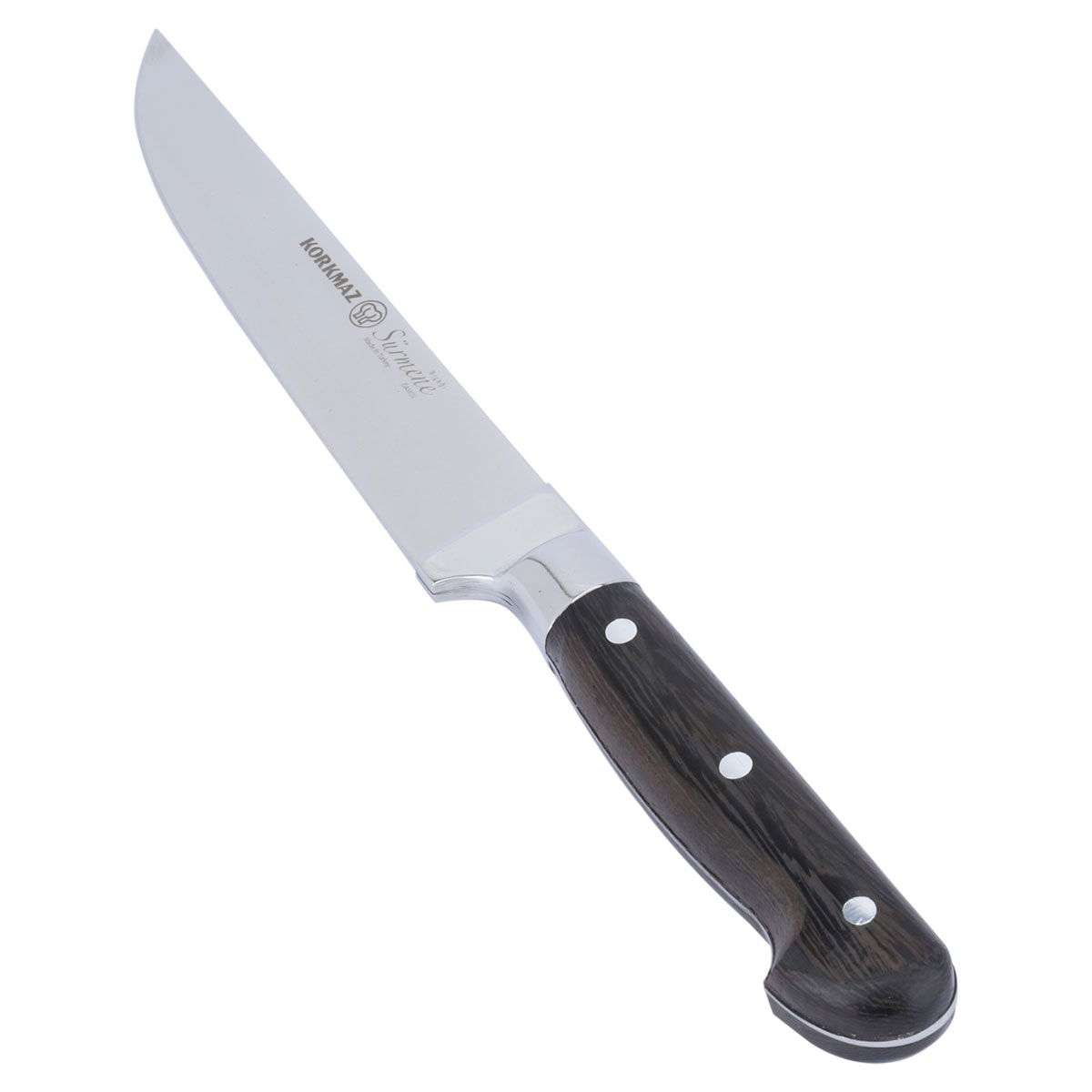 Korkmaz Steel Saif Gallery Knife, Wooden Handle - Brown product image