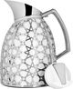 Al Saif Gallery Andalusia thermos set, 0.75/1 liter, Islamic pattern, glass inner case, plastic outer case - white and silver product image 5